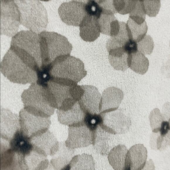 BCBG for Nordstrom M sage/grey floral jacket euc - Picture 8 of 8